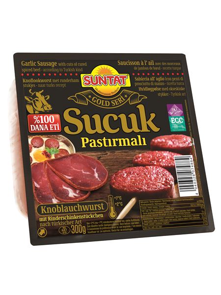 SUNTAT Gold Knoblauchwurst-Rinderschinken 300g