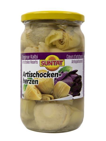 SUNTAT Artischockenherzen eingelegt 720ml Glas