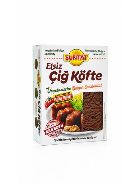 SUNTAT Çiğ Köfte – Bulgur-Spezialität leicht scharf 1000g Familienpackung