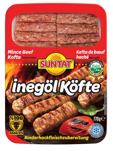 SUNTAT Rinderhackfleischzubereitung - İnegöl Köfte 720g tiefgekühlt