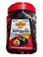SUNTAT Schwarze Oliven mit Stein 1kg PET (291-350)