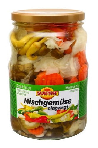 SUNTAT Mischgemüse in Salzlake 1700ml Glas