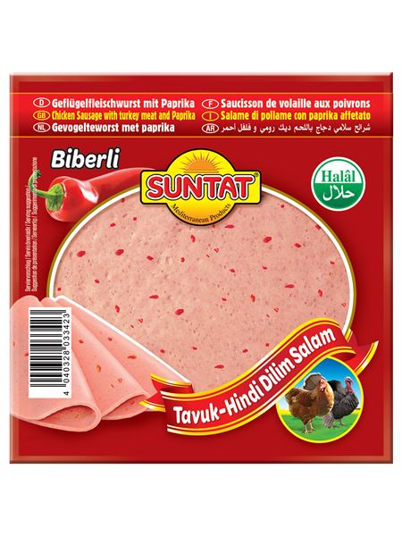 SUNTAT Geflügelfleischwurst mit Paprika 200g