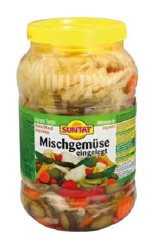 SUNTAT Mischgemüse in Salzlake 3L PET-Kanister