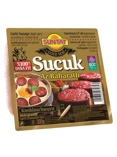 SUNTAT Gold Knoblauchwurst leicht gewürzt 300g