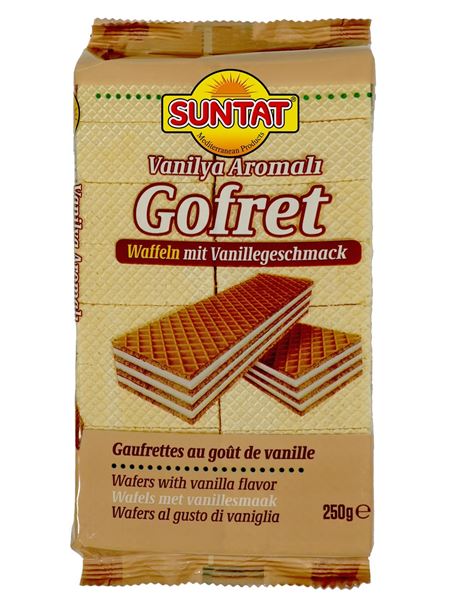 SUNTAT Waffeln mit Vanillegeschmack 250g