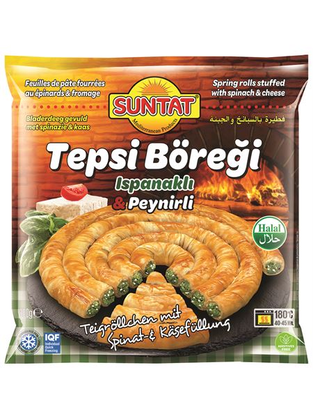 SUNTAT Frühlingsrolle mit Spinat & Käse 800g tiefgekühlt
