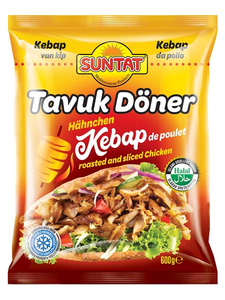 SUNTAT Hähnchen Döner 600g tiefgekühlt