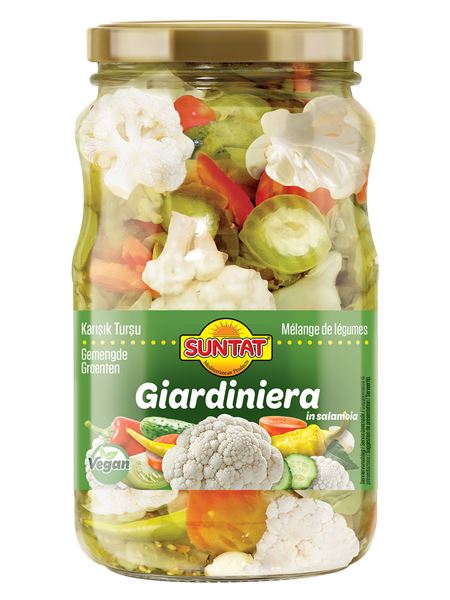 SUNTAT Giardiniera Mischgemüse in Salzlake 1700ml Glas