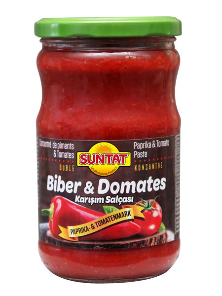 SUNTAT Paprika-Tomatenmark 650g Glas