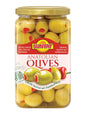 SUNTAT Grüne Oliven mit Paprika 850ml Glas