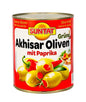 SUNTAT Grüne Oliven mit Paprika 850ml Dose