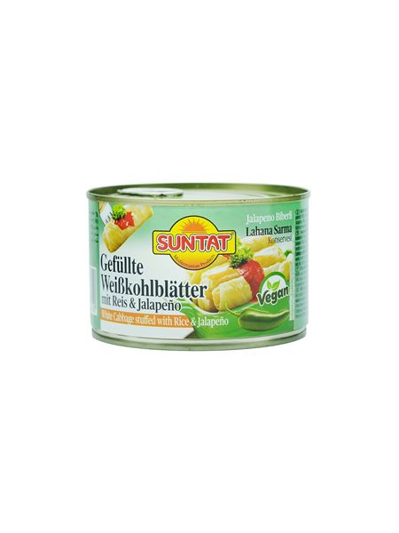 SUNTAT Lahana Sarması – Gefüllte Weißkohlblätter mit Jalapeño 400g Dose