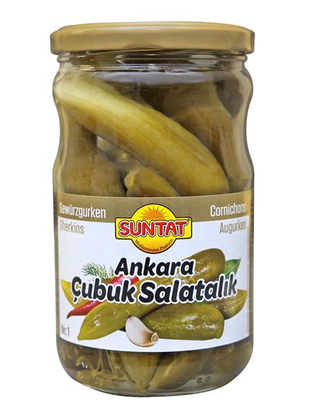SUNTAT Gewürzgurken eingelegt 660ml Glas