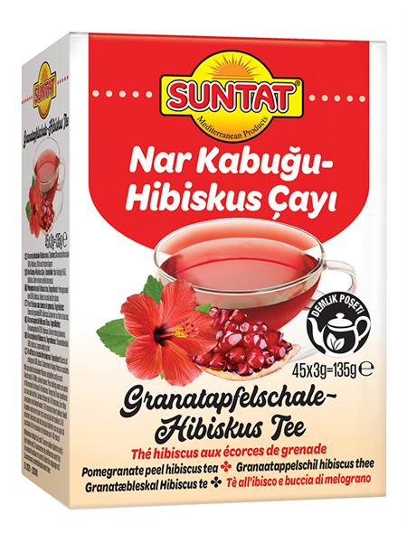 SUNTAT Granatapfelschale-Hibiskus Tee 135g