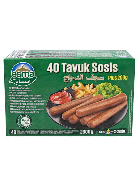 ESMA Hähnchen Bratrollen Plus 2600g tiefgekühlt