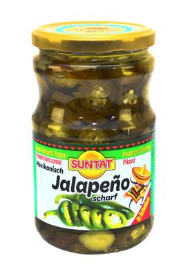 SUNTAT Jalapeño in Scheiben 660ml Glas