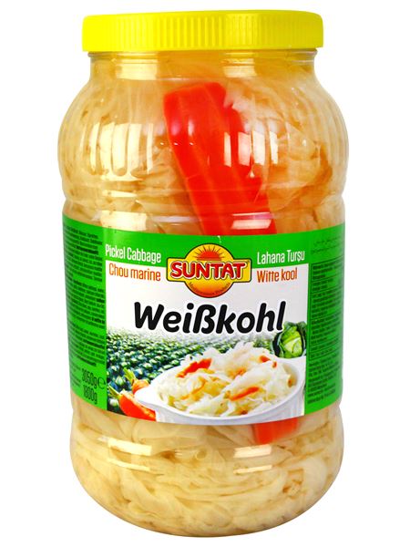 SUNTAT Weißkohl in Salzlake 3L PET-Kanister