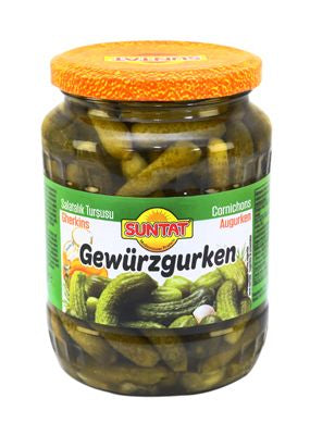 SUNTAT Mini Cornichons 720ml Glas