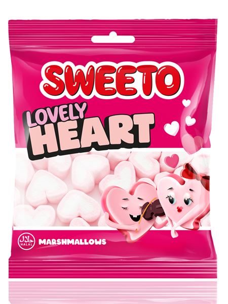 SWEETO Marshmallow Herz 12x60g