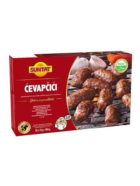 SUNTAT Cevapcici 500g (20 Stück) tiefgekühlt