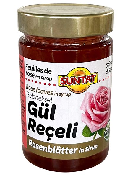 SUNTAT Rosenblätter in Sirup 380g