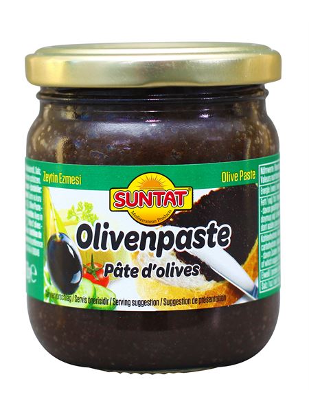 SUNTAT Oliven-Paste 210ml Gl.