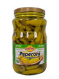 SUNTAT Griechische Peperoni in Salzlake 1700ml Glas mittelscharf