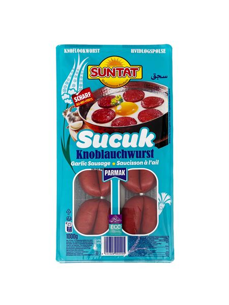SUNTAT Sucuk scharf Doppelclip 1000g