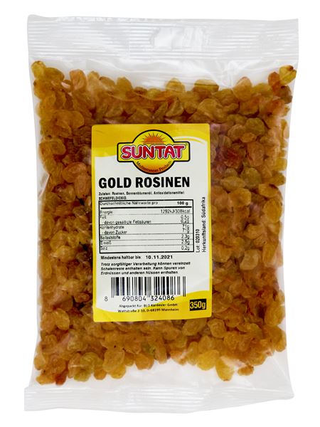 SUNTAT Sultaninen, geschwefelt 350g