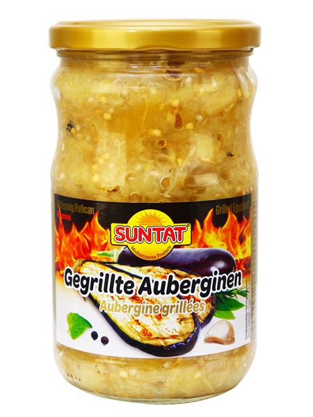 SUNTAT Közlenmiş Patlıcan – Gegrillte Auberginen 660ml Glas