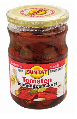 SUNTAT Domates Kurusu – Getrocknete Tomaten in Öl 660ml Glas