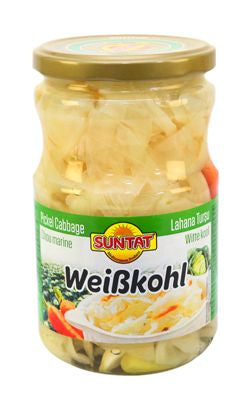 SUNTAT Weißkohl in Salzlake 660ml Glas