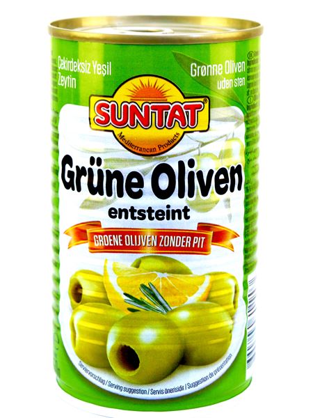SUNTAT Grüne Oliven o. Krug 400ml Dosis