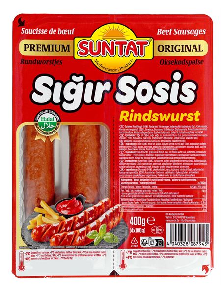 SUNTAT Rindswürstchen 400g