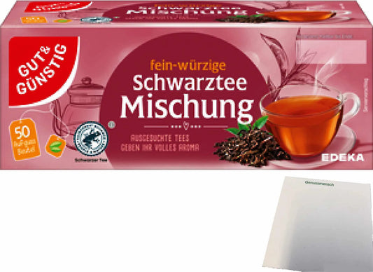 GUT&GÜNSTIG Schwarzteemischung 50x1,75 g / GUT&GÜNSTIG Siyah Çay Karışımı 50x1,75 g