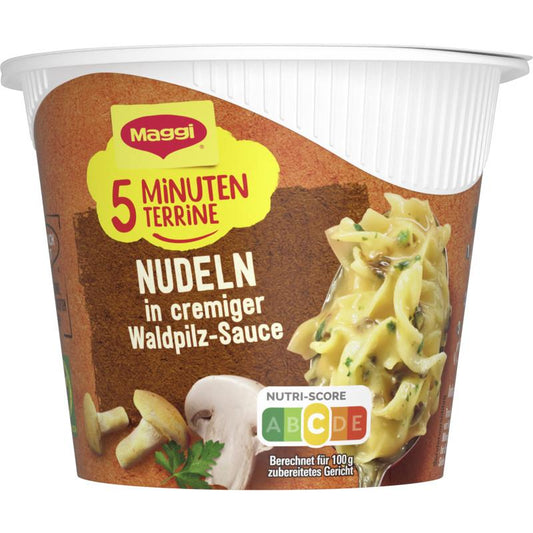 Maggi 5 Minute Terrine Noodles in Forest Mushroom Sauce 56 g