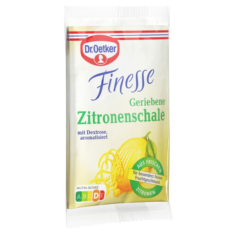 Dr. Oetker Finesse Geriebene Zitronenschale 3 x 6 g