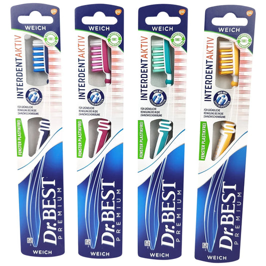 Dr. Best Interdental Aktiv Zahnbuerste weich - Interdental Yumusak Dis Fircasi