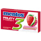 Mentos Gum Fruity Fresh Erdbeere Apfel Himbeere Kaugummi zuckerfrei 33 g