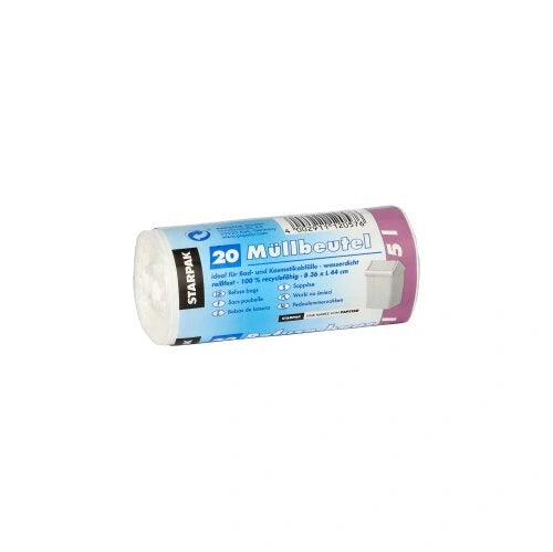 Star Müllbeutel LDPE weiß 44x36cm 5 l 20 ST – LDPE Çöp Torbası 5L 20 Adet