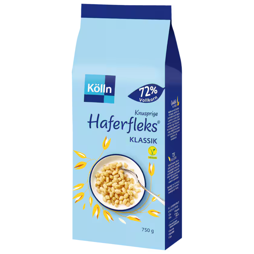 Kölln Vollkorn Haferflakes Klassik Knusprige Hafercerealien 750 g