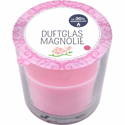 GUT&GÜNSTIG Duftglas Magnolie – Kokulu Cam Mum Manolya