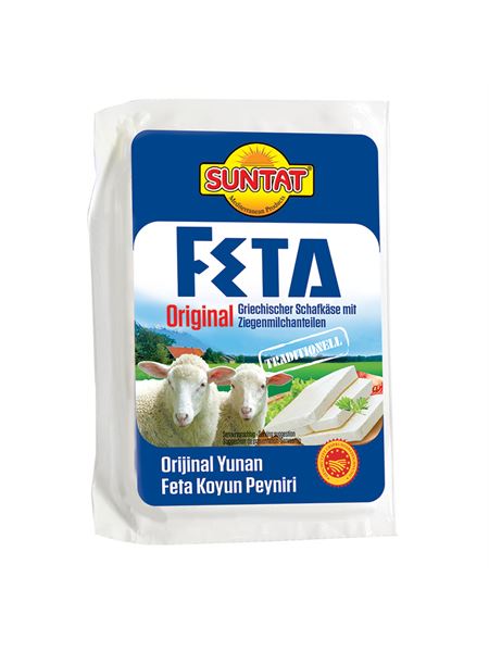 SUNTAT Feta Griechisch Schafskäse 200g (45% Fett)