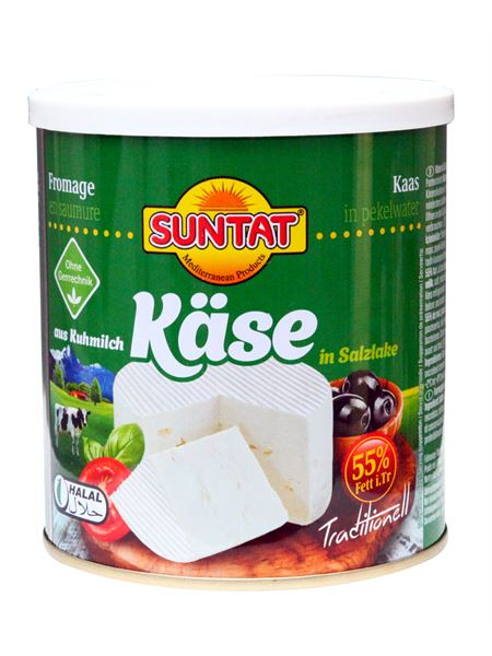 SUNTAT Weichkäse in Salzlake 400g (55% Fett)
