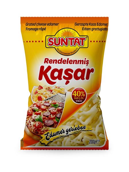 SUNTAT Edamer Schnittkäse gerieben 200g (40% Fett)