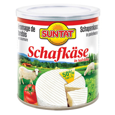SUNTAT Schafskäse in Salzlake 400g (50% Fett)