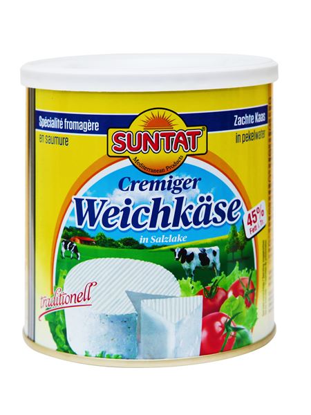 SUNTAT Weichkäse in Salzlake 400g (45% Fett)
