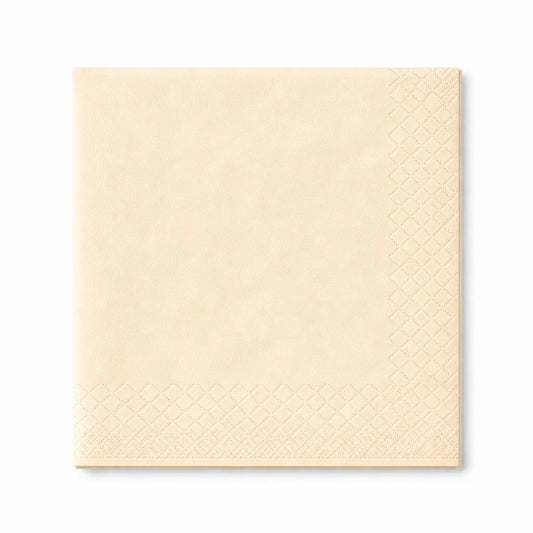 GUT&GÜNSTIG Servietten 33x33 cm 3-lagig champagner 30 ST – Peçete Şampanya 30 Adet