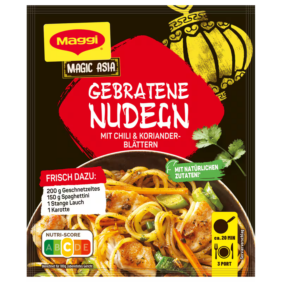 Maggi Fix Gebratene Nudeln mit Hähnchen & Gemüse Gewürzmischung 26 g